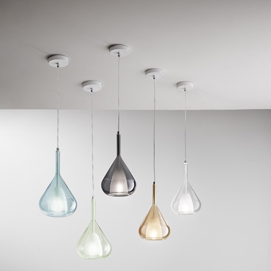 Fabas Luce 3481-40-125 - Підвісна люстра LILA 1xE27/40W/230V золотий