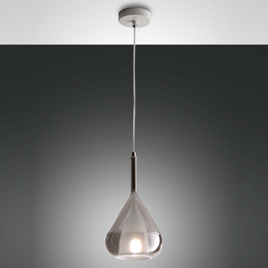 Fabas Luce 3481-40-126 - Подвесная люстра LILA 1xE27/40W/230V серый