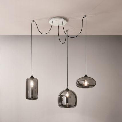 Fabas Luce 3496-47-126 - Підвісна люстра FIONA 3xE27/60W/230V