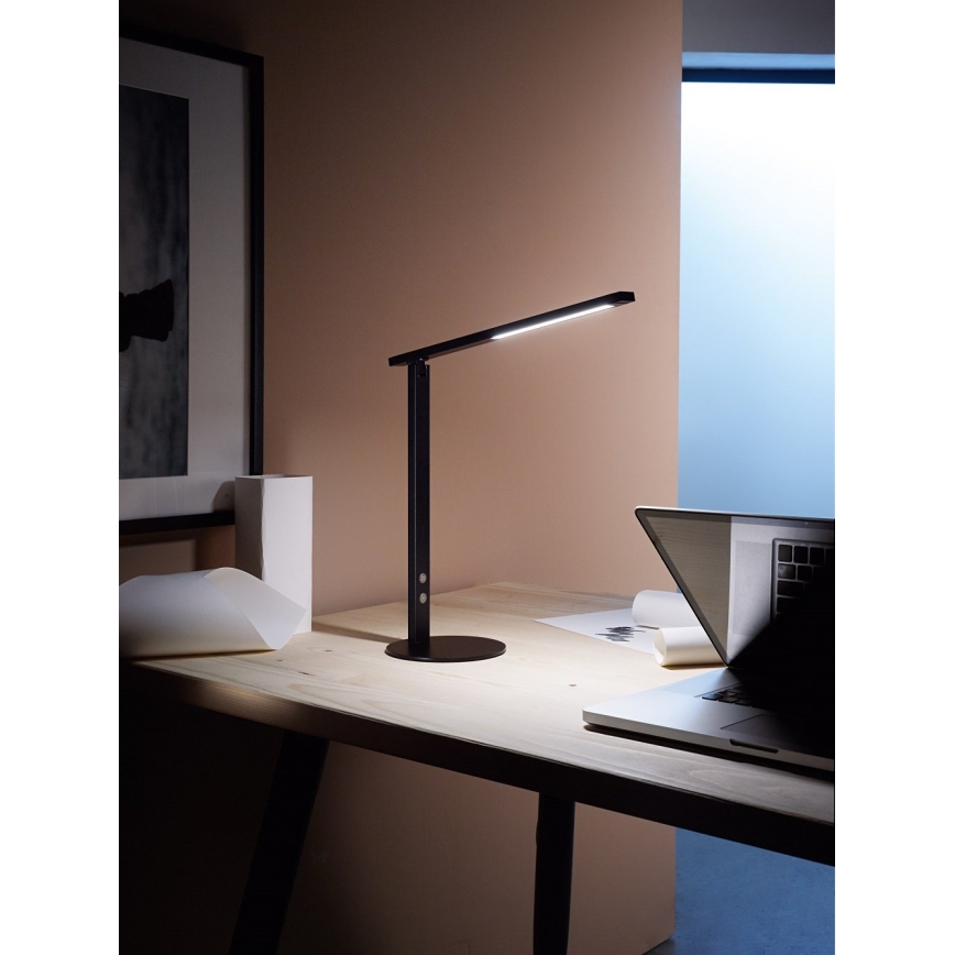 Fabas Luce 3550-30-101 - Светодиодная настольная лампа с регулированием яркости IDEAL LED/10W/230V 3000-6000K черный