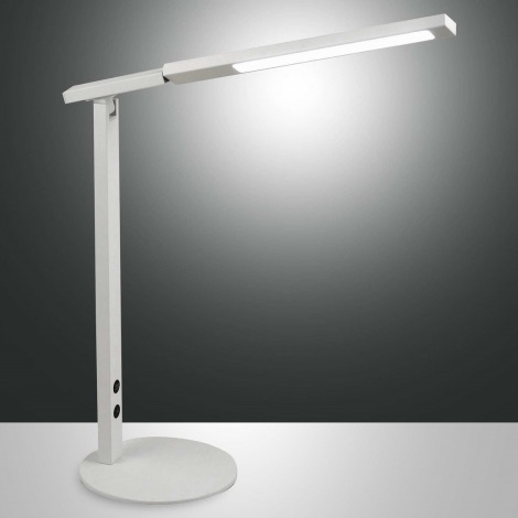 Fabas Luce 3550-30-102 - Настільна LED лампа з регулюванням яскравості IDEAL LED/10W/230V 3000-6000K білий