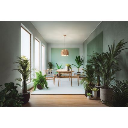 Fabas Luce 3672-40-132 - Подвесная люстра PEVERO 1xE27/40W/230V дерево