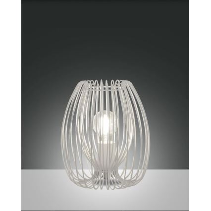 Fabas Luce 3677-34-102 - Настільна лампа CAMP 1xE27/40W/230V білий