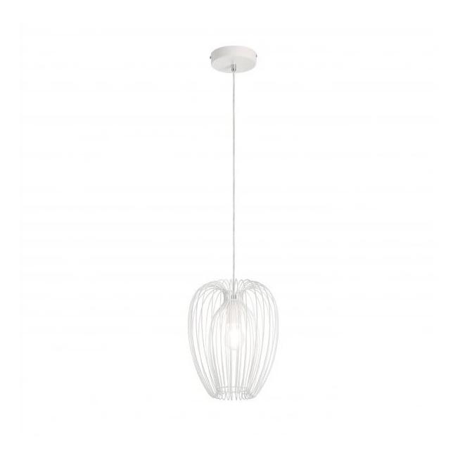 Fabas Luce 3677-45-102 - Підвісна люстра CAMP 1xE27/40W/230V білий