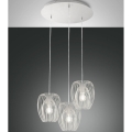 Fabas Luce 3677-47-102 - Підвісна люстра CAMP 3xE27/40W/230V білий