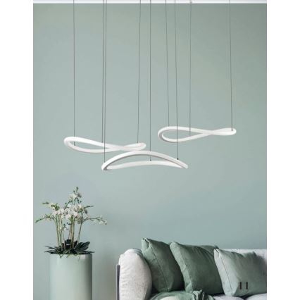 Fabas Luce 3711-47-102 - Світлодіодна підвісна люстра TIRRENO LED/50W/230V
