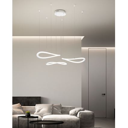 Fabas Luce 3711-47-102 - Світлодіодна підвісна люстра TIRRENO LED/50W/230V