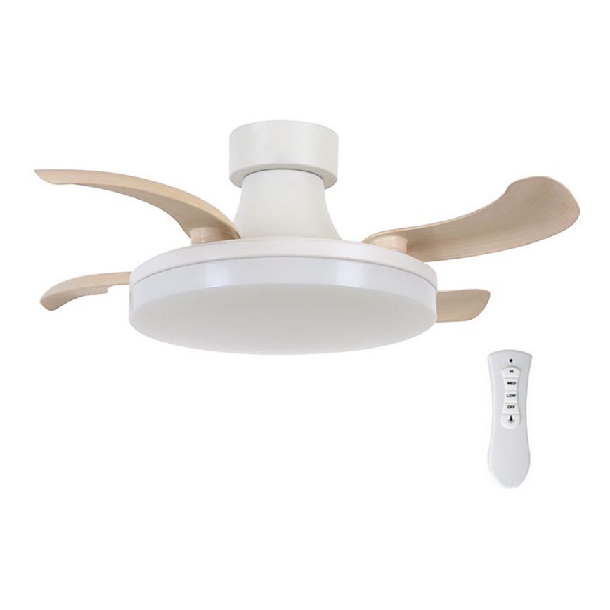 FANAWAY 210664 - Светодиодный потолочный вентилятор с регулированием яркости ORBIT LED/25W/230V бежевый/белый + дистанционное управление