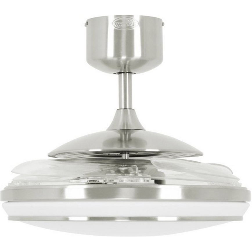 FANAWAY 211036 - Світлодіодний стельовий вентилятор EVO1 LED/40W/230V матовий хром + дистанційне керування