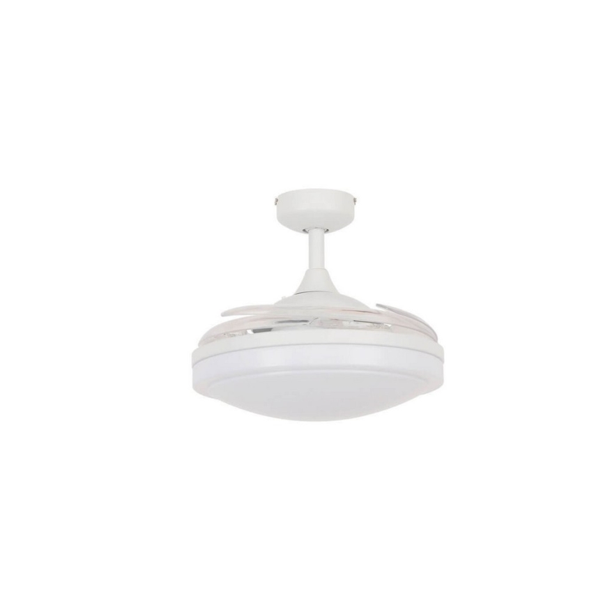FANAWAY 212980 - Стельовий вентилятор EVORA 2xE27/15W/230V білий + пульт дистанційного керування