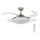FANAWAY 212982 - Стельовий вентилятор EVORA 2xE27/20W/230V глянцевий хром + пульт дистанційного керування