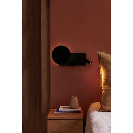 FARO 20058 - Светодиодная настенная лампа с регулированием яркости KLEE LED/10W/230V + LED/3W правый