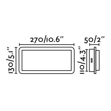 FARO 20061 - Светодиодный настенный светильник MOOD 2xLED/3W/230V