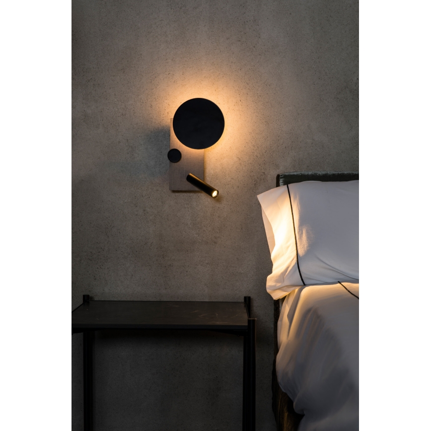 FARO 20066 - LED Настінна лампа з регулюванням яскравості KLEE LED/10W/230V + LED/3W ліва