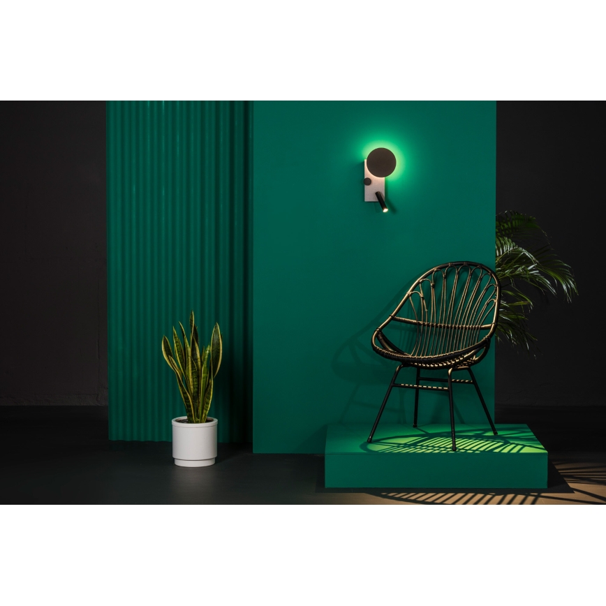 FARO 20066 - LED Настінна лампа з регулюванням яскравості KLEE LED/10W/230V + LED/3W ліва