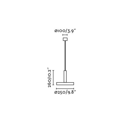 FARO 20169 - Подвесная люстра WHIZ 1xE27/15W/230V синий