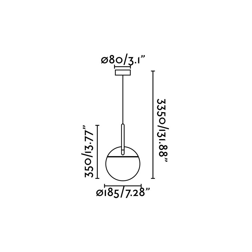 FARO 28210 - Підвісна люстра MINE 1xE27/40W/230V