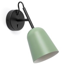 FARO 28259 - Настенная лампа STUDIO 1xE14/8W/230V зеленый/черный