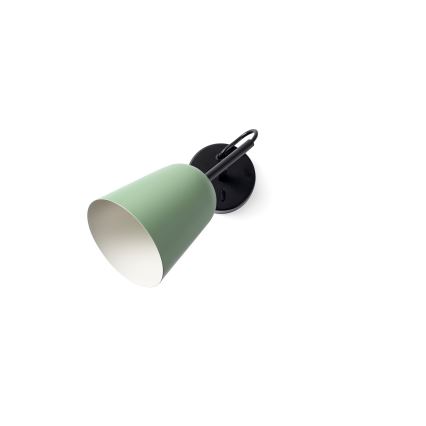 FARO 28259 - Настінна лампа STUDIO 1xE14/8W/230V зелений/чорний