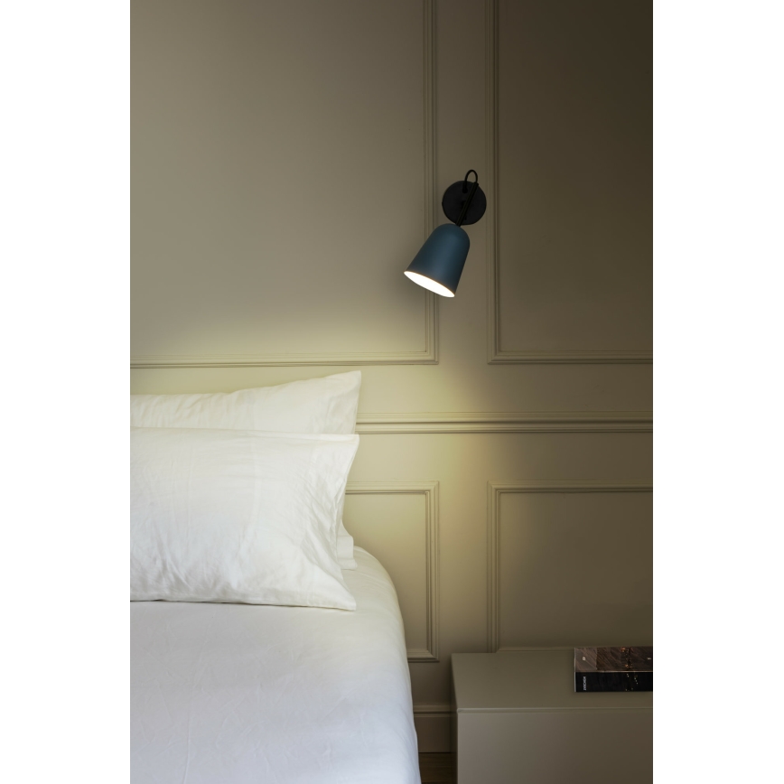 FARO 28274 - Настенная лампа STUDIO 1xE14/8W/230V синий/черный
