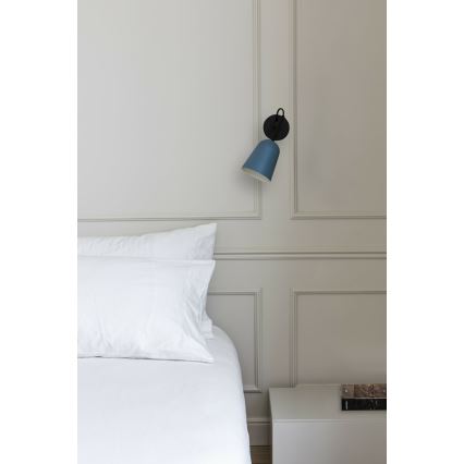 FARO 28274 - Настенная лампа STUDIO 1xE14/8W/230V синий/черный