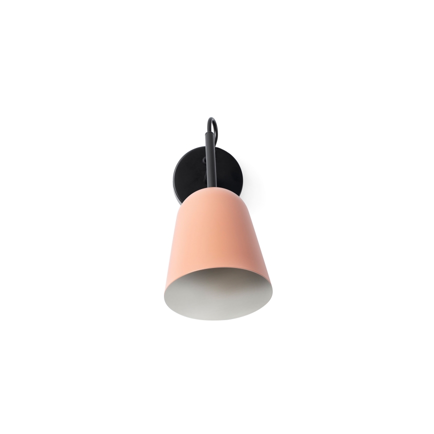 FARO 28275 - Настінна лампа STUDIO 1xE14/8W/230V рожевий/чорний