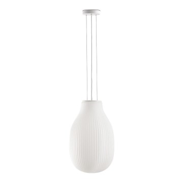 FARO 28300 - Підвісна люстра ISABELLE 1xE27/15W/230V діаметр 31 см білий