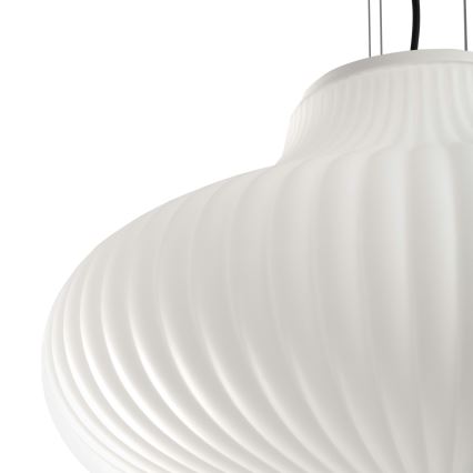 FARO 28300 - Підвісна люстра ISABELLE 1xE27/15W/230V діаметр 31 см білий