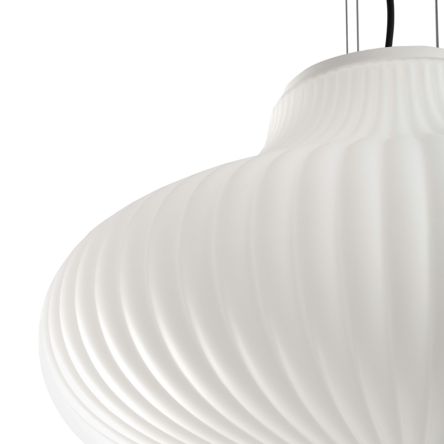 FARO 28300 - Підвісна люстра ISABELLE 1xE27/15W/230V діаметр 31 см білий