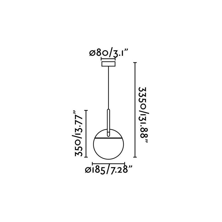 FARO 28375 - Люстра на тросе MINE 1xE27/40W/230V