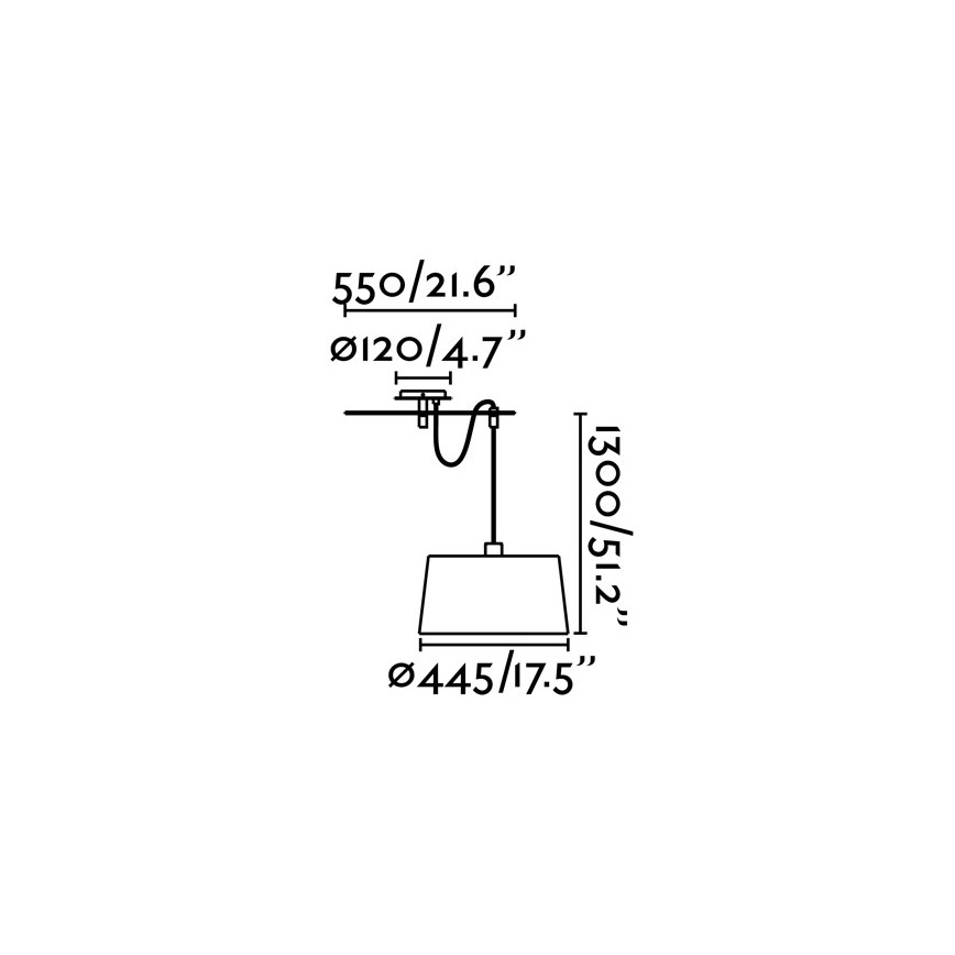 FARO 28394 - Люстра на мотузці FUSTA 1xE27/20W/230V біла