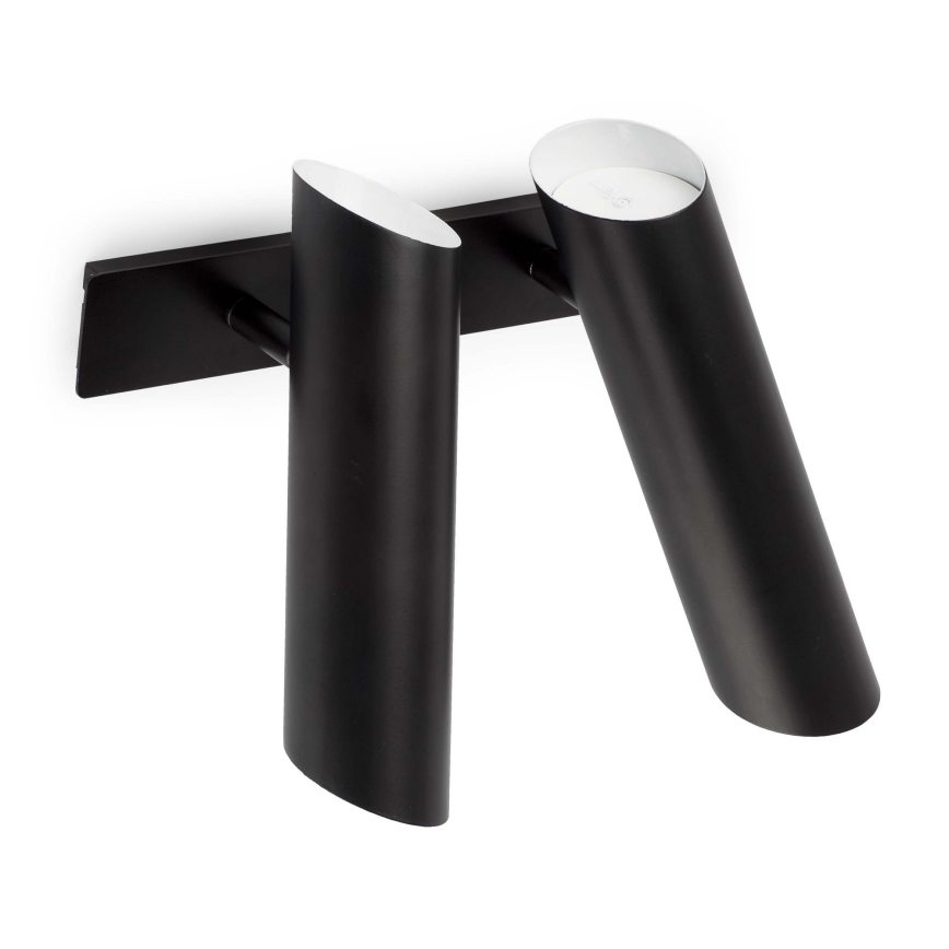 FARO 29876 - Настінний точковий світильник LINK 2xGU10/11W/230V чорний