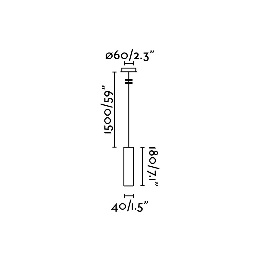 FARO 29894 - Підвісна LED люстра ORA LED/4W/230V білий
