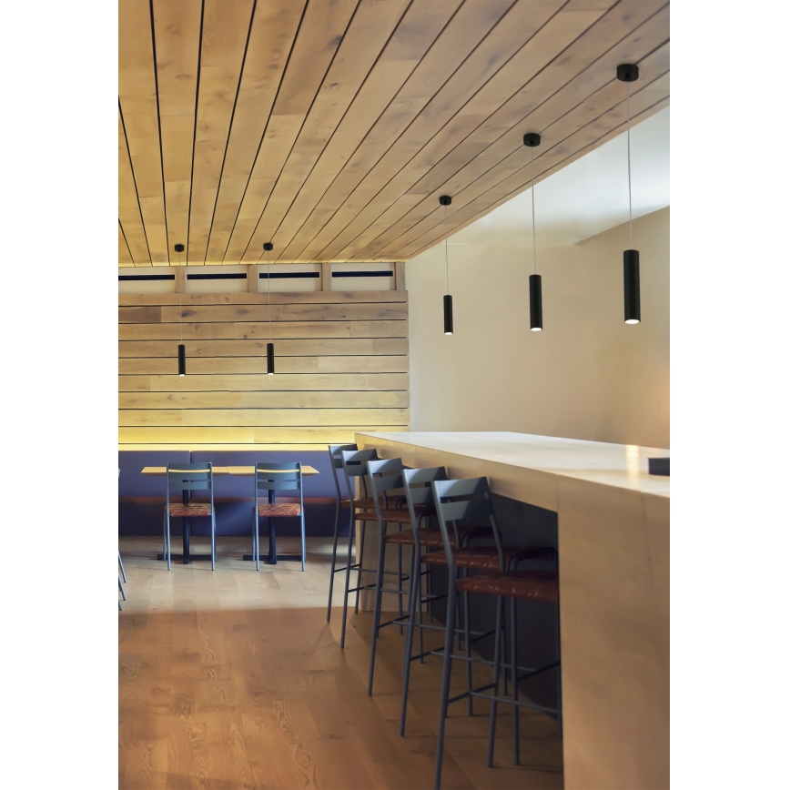 FARO 29895 - Светодиодная люстра на тросе ORA LED/4W/230V черная