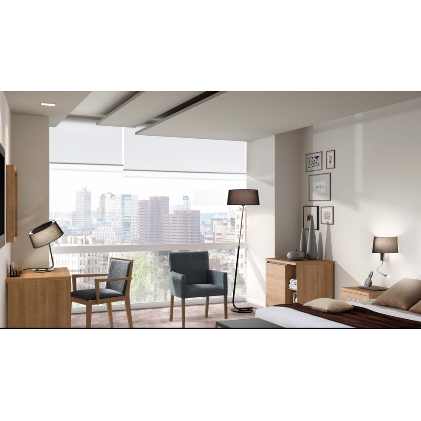 FARO 29946 - Світлодіодний настінний світильник HOTEL 1xE27/15W/230V + LED/1W