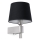 FARO 29975 - Настінна лампа (бра) ROOM 1xE27/15W/230V чорний