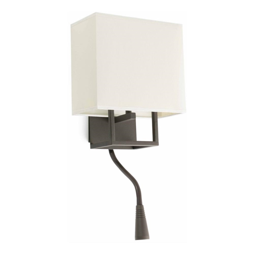 FARO 29983 - Світлодіодний настінний світильник VESPER 1xE14/20W/230V + LED/1W