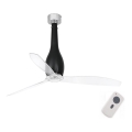 FARO 32003 - Потолочный вентилятор ETERFAN черный/прозрачный диаметр 128 см + дистанционное управление