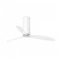 FARO 32034 - Стельовий вентилятор TUBE FAN білий/прозорий діаметр 128 см