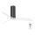 FARO 32035 - Потолочный вентилятор TUBE FAN черный/прозрачный диаметр 128 см + дистанционное управление