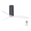 FARO 32035- Стельовий вентилятор TUBE FAN чорний/прозорий діаметр 128 см + пульт дистанційного керування