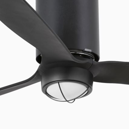 FARO 32043WP-10 - Светодиодный потолочный вентилятор MINI TUBE FAN M LED/16W/230V черный диаметр 128 см SMART + дистанционное управление