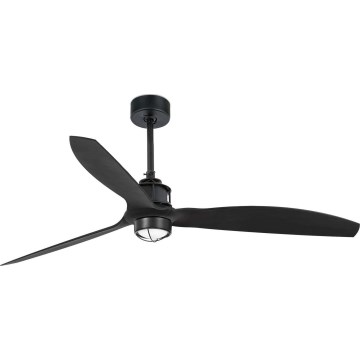 FARO 32100WT1N - затемнюваний LED стельовий вентилятор JUST FAN M, LED/16W/230V, діаметр 128 см, чорний, Wi‑Fi Tuya + пульт дистанційного керування