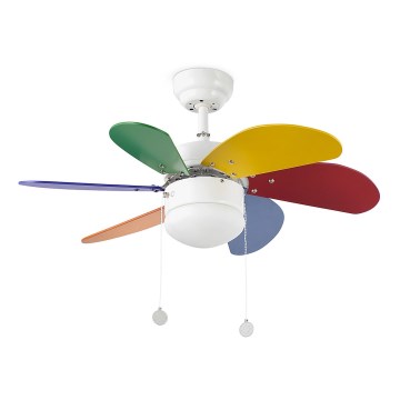 FARO 33179 - Стельовий вентилятор PALAO 1xE14/40W/230V
