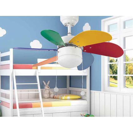 FARO 33179 - Стельовий вентилятор PALAO 1xE14/40W/230V