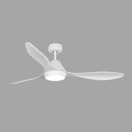 FARO 33346 - LED Стельовий вентилятор POLARIS LED/18W/230V білий діаметр 132 см + пульт дистанційного керування
