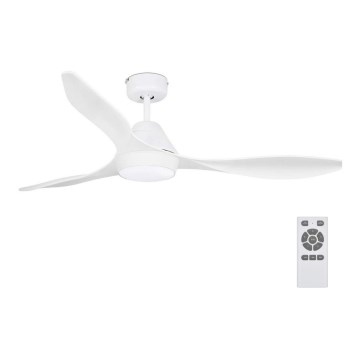 FARO 33346 - Светодиодный потолочный вентилятор POLARIS LED/18W/230V белый диаметр 132 см + дистанционное управление