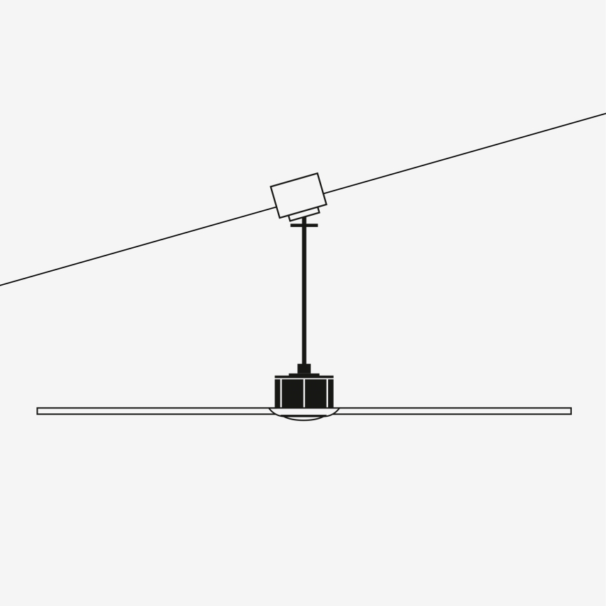 FARO 33395-10 - Светодиодный потолочный вентилятор JUST FAN LED/16W/230V черный/коричневый диаметр 128 см + дистанционное управление