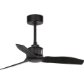FARO 33424WT - Потолочный вентилятор JUST FAN S, диаметр 81 см, чёрный, Wi‑Fi Tuya + пульт дистанционного управления