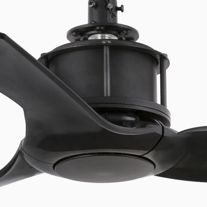 FARO 33424WT - стельовий вентилятор JUST FAN S діам. 81 см чорний Wi-Fi Tuya + пульт дистанційного керування